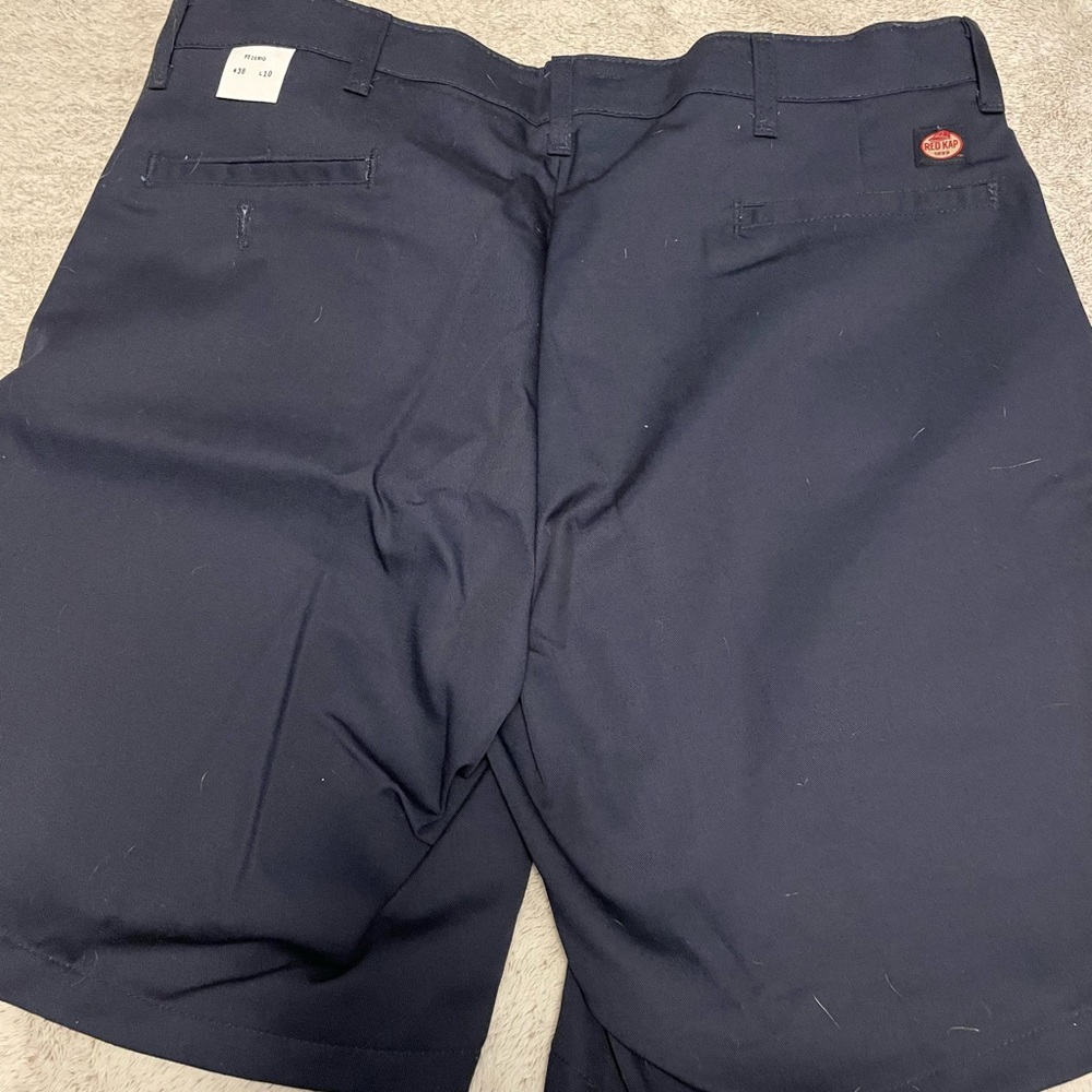 RED KAP MEN'S PLAIN FRONT SHORTS - Picture 2 of 4